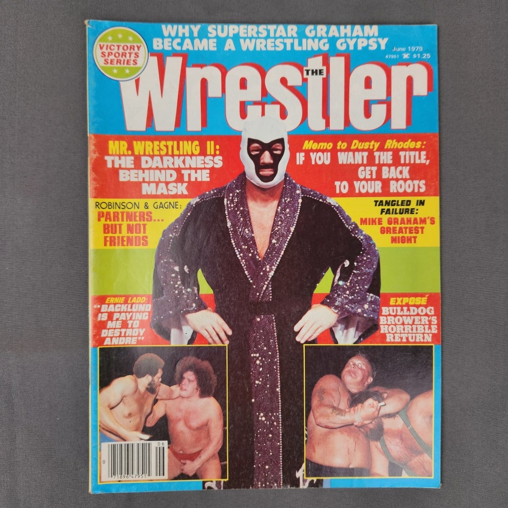 The Wrestler‎ Magazine June 1978 Mr Wrestling II Superstar Graham Vintage